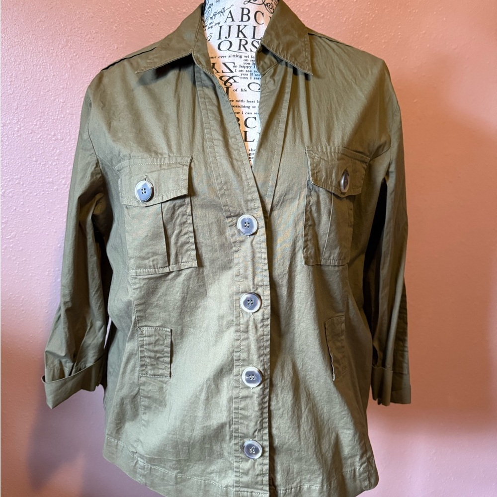 Olive Utility Jacket for Women